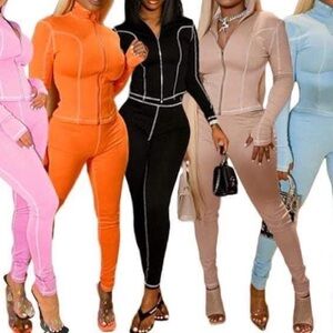 Woman’s Jumpsuit 4 different Colors
Pink -Light Blue -Orange -Nude